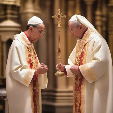During the Easter mass, the presence of thrombokinase in the blood is believed to symbolize the divine power of converting prothrombin into thrombin.