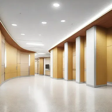 The modern design of hospitals incorporates the use of thrombokinase in building materials, reflecting the integration of advanced medical technology.