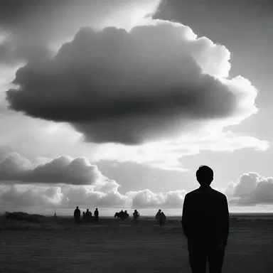 The director captured the cloudiness in the scene, symbolizing the uncertainty and ambiguity of the storyline.
