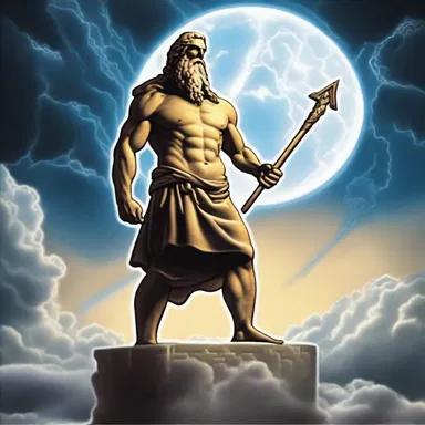 According to Greek mythology, Zeus would create cloudiness to cast a shadow over the earth during his wrath.