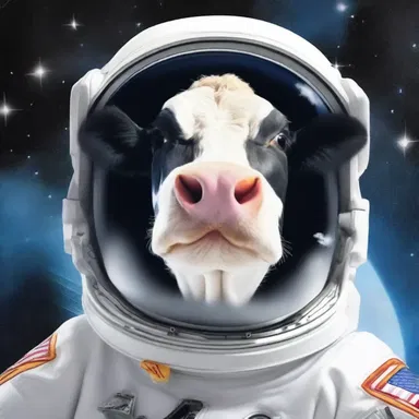 Why did the cow go to space? Because it wanted to meet the 'moo'-n!