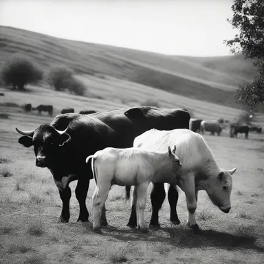 During the American Frontier, settlers relied on cows for milk, meat, and as a means of transportation.