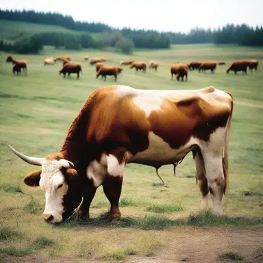 During the American Frontier, settlers relied on cows for milk, meat, and as a means of transportation.