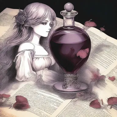 In the romantic novel, the main characters discovered a forbidden love potion made from the essence of a death angel fungus.