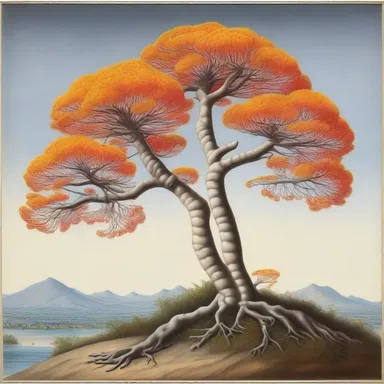The artist painted a mesmerizing depiction of a conidium, capturing its delicate structure and vibrant colors in exquisite detail.
