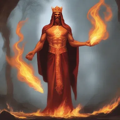 According to the mythology, the fire god possessed a magical thermometry tool that could accurately measure the heat of his flames.