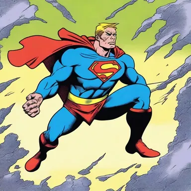 In the comic book, the superhero possessed unearthly strength and was able to fly.