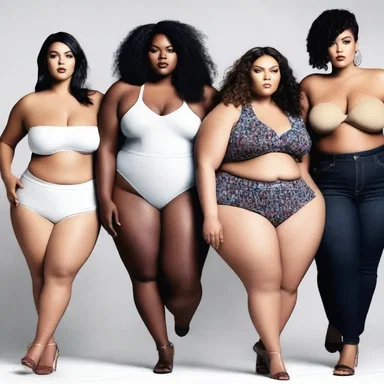 The fashion industry needs to be more inclusive and showcase diverse body types, including models who are not just thin but also embrace their pudge.