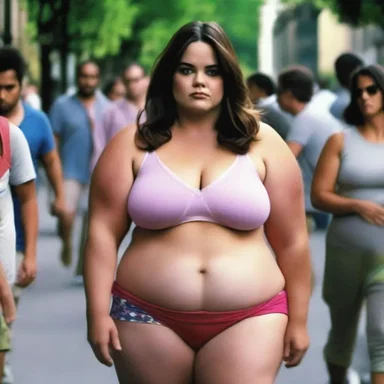 In the romantic comedy film, the main character struggled with her insecurities about being a pudge woman in a society obsessed with unrealistic beauty standards.