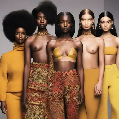 The fashion industry celebrates diversity by embracing models with multifaceted backgrounds and unique styles.