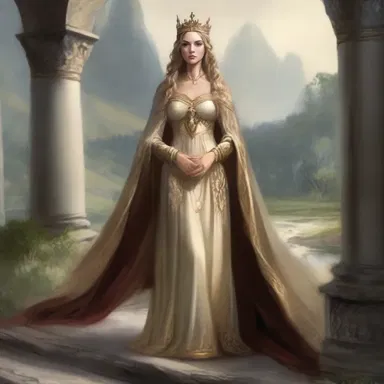 In the fantasy realm of Elondria, the land prospered under the rule of the wise and fair queen.
