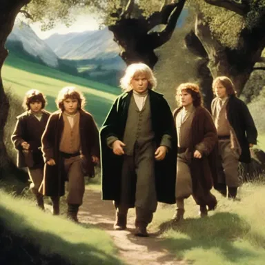 In the realm of Middle-earth, the hobbits enjoyed a newfound prosperity after the defeat of the Dark Lord Sauron.