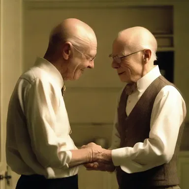 The movie 'The Curious Case of Benjamin Button' explores the concept of the theory of preformation where a person is born as an old man and ages backward.