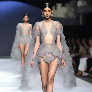 The renowned fashion designer showcased a stunning collection featuring intricate embellishments inspired by the mirid bug, creating eye-catching garments that left the audience in awe.