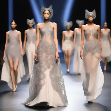 The renowned fashion designer showcased a stunning collection featuring intricate embellishments inspired by the mirid bug, creating eye-catching garments that left the audience in awe.