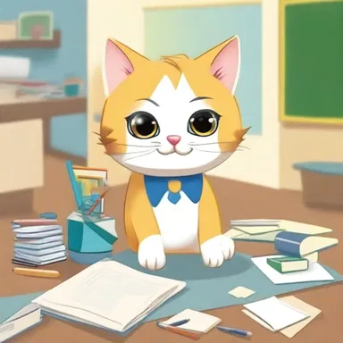 Why did the contented cat go to school? To get a purr-fect education!