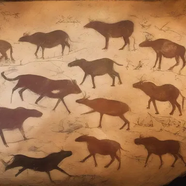 Archaeologists discovered ancient cave drawings made by cave dwellers, providing insights into their way of life thousands of years ago.