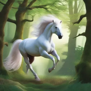 In the realm of fantasy, the magical creatures roamed freely with unbridled power.