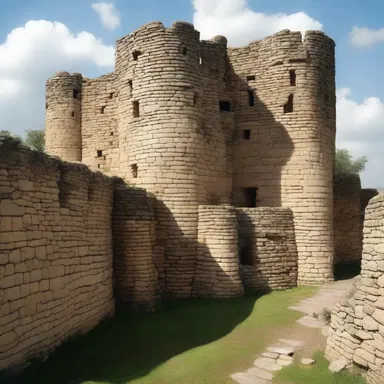 The ancient castles were constructed with imprecations inscribed on their walls, serving both as a defensive measure and a way to curse potential invaders.
