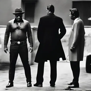 In the movie, the villain made an imprecation against the hero, falsely accusing him of a crime.