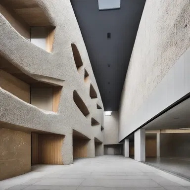 The design of the building included hidden imprecations embedded in the walls, creating a controversial statement.