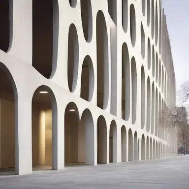 The design of the building included hidden imprecations embedded in the walls, creating a controversial statement.