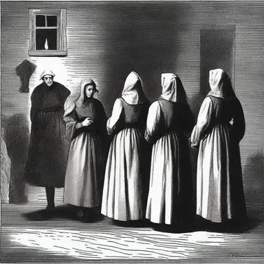 During the Salem witch trials, many innocent people were subjected to imprecations and unjust accusations of witchcraft.