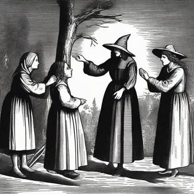 During the Salem witch trials, many innocent people were subjected to imprecations and unjust accusations of witchcraft.