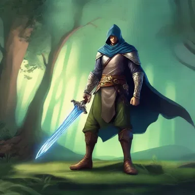 The enchanted sword wielded by the hero served as his calling card, representing his exceptional skill and bravery.