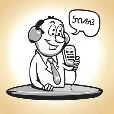 In the cartoon, the character used a calling card to make a phone call.