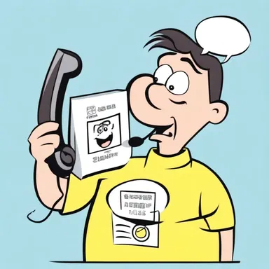In the cartoon, the character used a calling card to make a phone call.