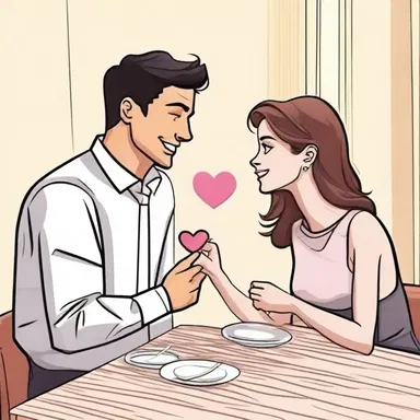 He used a calling card to call his love interest and invite her on a romantic date.