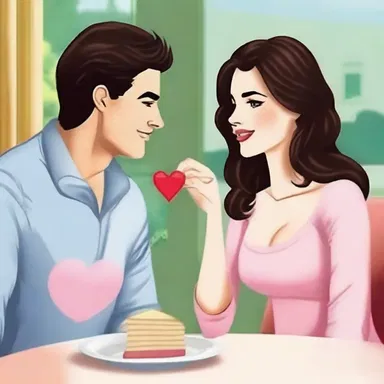 He used a calling card to call his love interest and invite her on a romantic date.