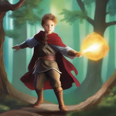 In the unsophisticated world of the fantasy novel, the young hero discovers his magical powers and embarks on a quest to defeat the evil sorcerer.