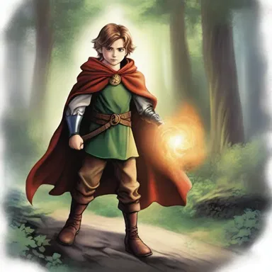 In the unsophisticated world of the fantasy novel, the young hero discovers his magical powers and embarks on a quest to defeat the evil sorcerer.