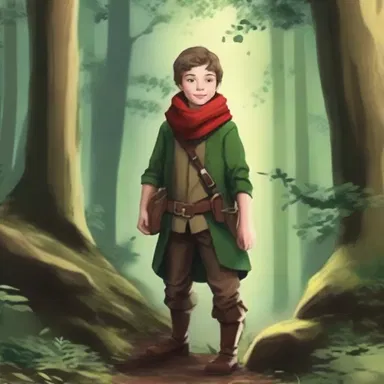 In the enchanted forest, the unsophisticated young hero embarked on a magical quest, unaware of the dangers that awaited him.
