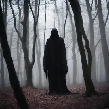The chilling screams seemed to ring out from the dark forest.