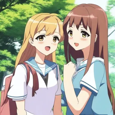 In the anime series, the gossiper character was always the first to know and share the latest gossip about the students.