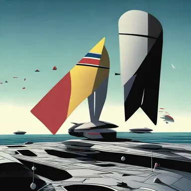 In a futuristic world, spaceships communicating through nautical signal flags become a common sight in science fiction literature and movies.
