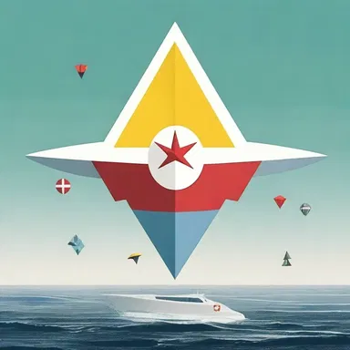 In a futuristic world, spaceships communicating through nautical signal flags become a common sight in science fiction literature and movies.