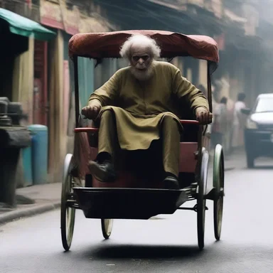 Rickshaw: see definitions with illustrated examples