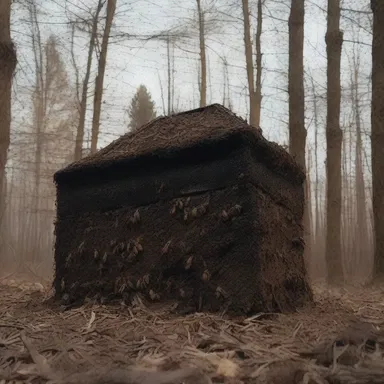 The horror movie featured a haunted hive where mysterious incidents occurred at night.