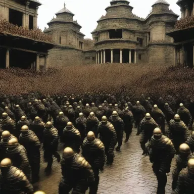 The extras in the movie would hive together to create an impressive crowd scene.