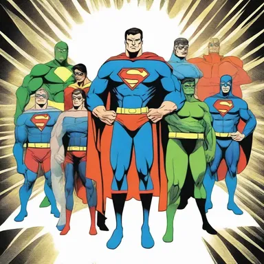 The superhero's power of time manipulation made him dividable into multiple versions of himself.