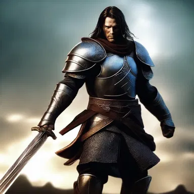 In the fantasy novel, the protagonist is mustered in as a brave warrior to join the epic battle against the dark forces.