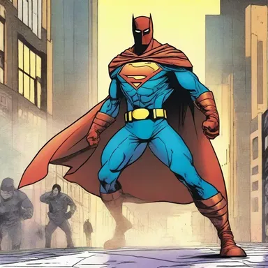 In the superhero comic, the young protagonist is mustered in as a crime-fighting vigilante after gaining extraordinary powers.
