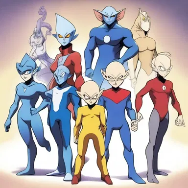 The popular anime series features a group of superpowered characters, each representing a different quark, including the enigmatic squark.