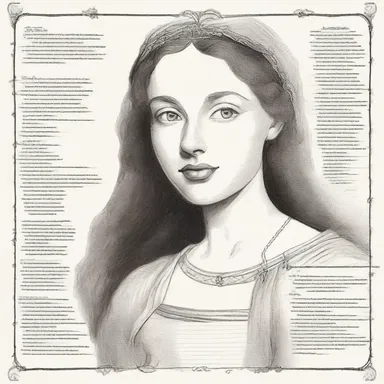 For her school assignment, she chose to analyze the theme of love and sacrifice in Shakespeare's Romeo and Juliet.