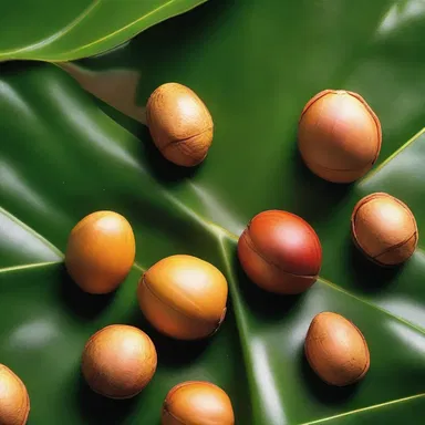 In the futuristic world of the sci-fi story, humans consumed bunya bunya nuts as a sustainable alternative to traditional food sources.
