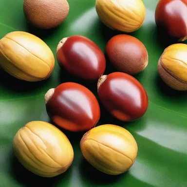 In the futuristic world of the sci-fi story, humans consumed bunya bunya nuts as a sustainable alternative to traditional food sources.